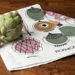 Picknick Kitchen Towel, Pastell 5 Picknick Kitchen Towel, Pastell -Textielwinkel almedahls picknick kitchen towel multi 6 1