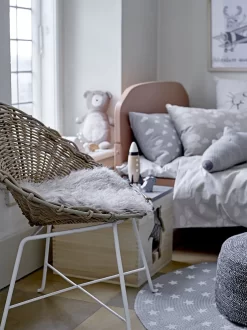 Bloomingville Bumper/ Pillow, Grey Fox -Textielwinkel bloomingville bumper pillow fox crocodile 11