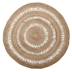 Bloomingville Jute Rug Ø182 Cm, Nature