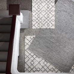 Broste Copenhagen Janson Vloerkleed 200 X 300 Cm, Ivoor/Zwart -Textielwinkel broste copenhagen janson rug ivory black 8