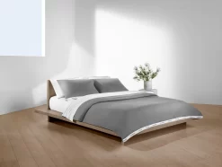 Classic Logo Duvet 150x210 Cm, Heathered Grey -Textielwinkel calvin klein home classic logo duvet cover 150x210 cm 9