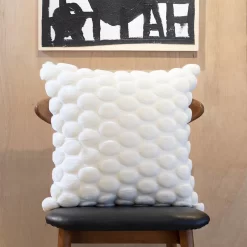 Egg Kussenhoes 50x50 Cm, Wit -Textielwinkel ceannis egg cushion cover 50x50 cm 28