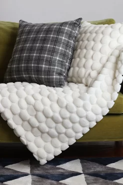 Egg Plaid 130x170 Cm, Wit -Textielwinkel ceannis egg plaid 130x170 cm 20