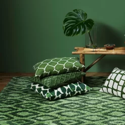 Deva Kussensloop 50 X 50 Cm, Cactus Green -Textielwinkel chhatwal jonsson deva cushion cover 50x50 cm blue 14