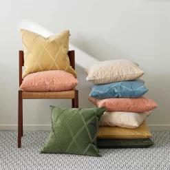 Orissa Kussenhoes 50x50 Cm, Hemelsblauw -Textielwinkel chhatwal jonsson orissa kussenhoes 50x50 cm 39