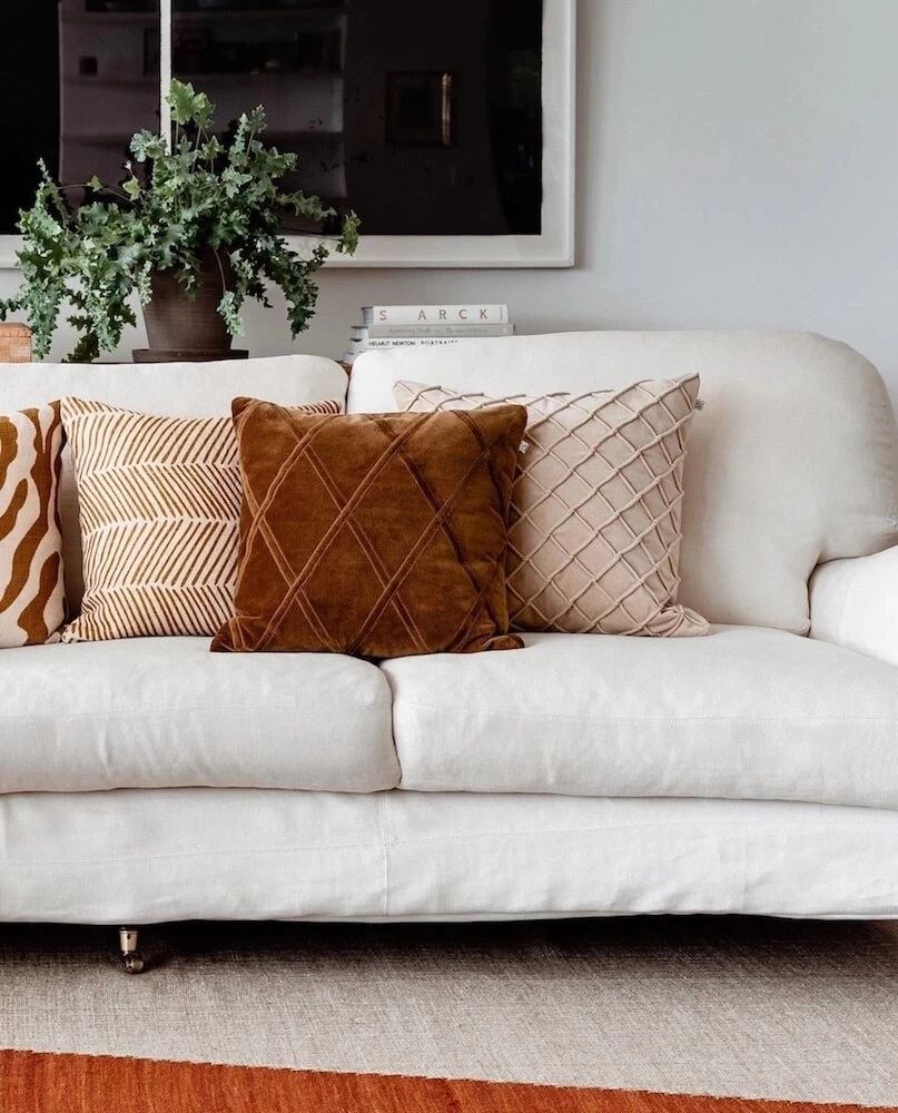 Orissa Kussenhoes 50x50 Cm, Cognac 2 Orissa Kussenhoes 50x50 Cm, Cognac - Afbeelding 2