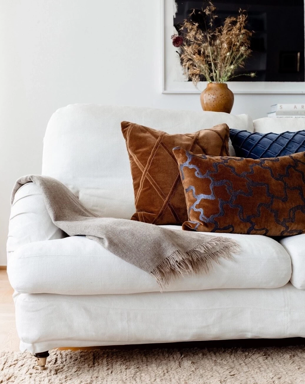 Orissa Kussenhoes 50x50 Cm, Cognac 3 Orissa Kussenhoes 50x50 Cm, Cognac - Afbeelding 3