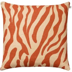 Zebra Cushion Cover 50x50 Cm, Apricot Orange