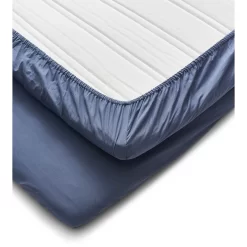 Calm Laken Katoen 90x200 Cm, Blauwgrijs