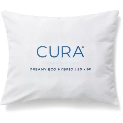 Dreamy Hybrid Eco Kussen, Wit 50x60 Cm -Textielwinkel cura of sweden dreamy hybrid eco kussen wit 50x60 cm 8