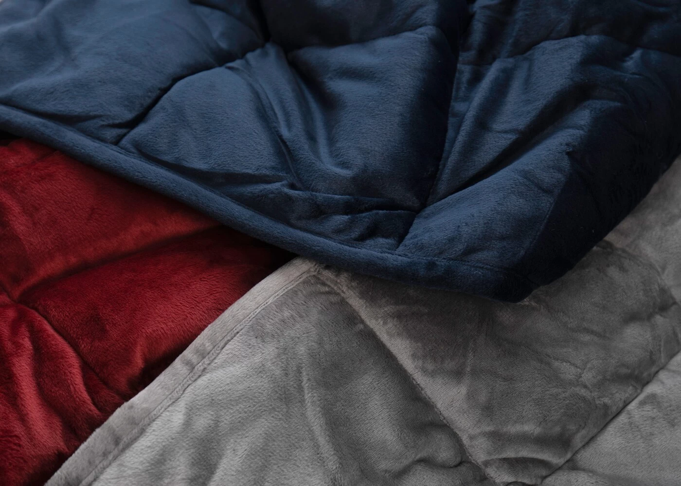 Minky Weighted Blanket 6 Kg, Grey 6 Minky Weighted Blanket 6 Kg, Grey - Afbeelding 6