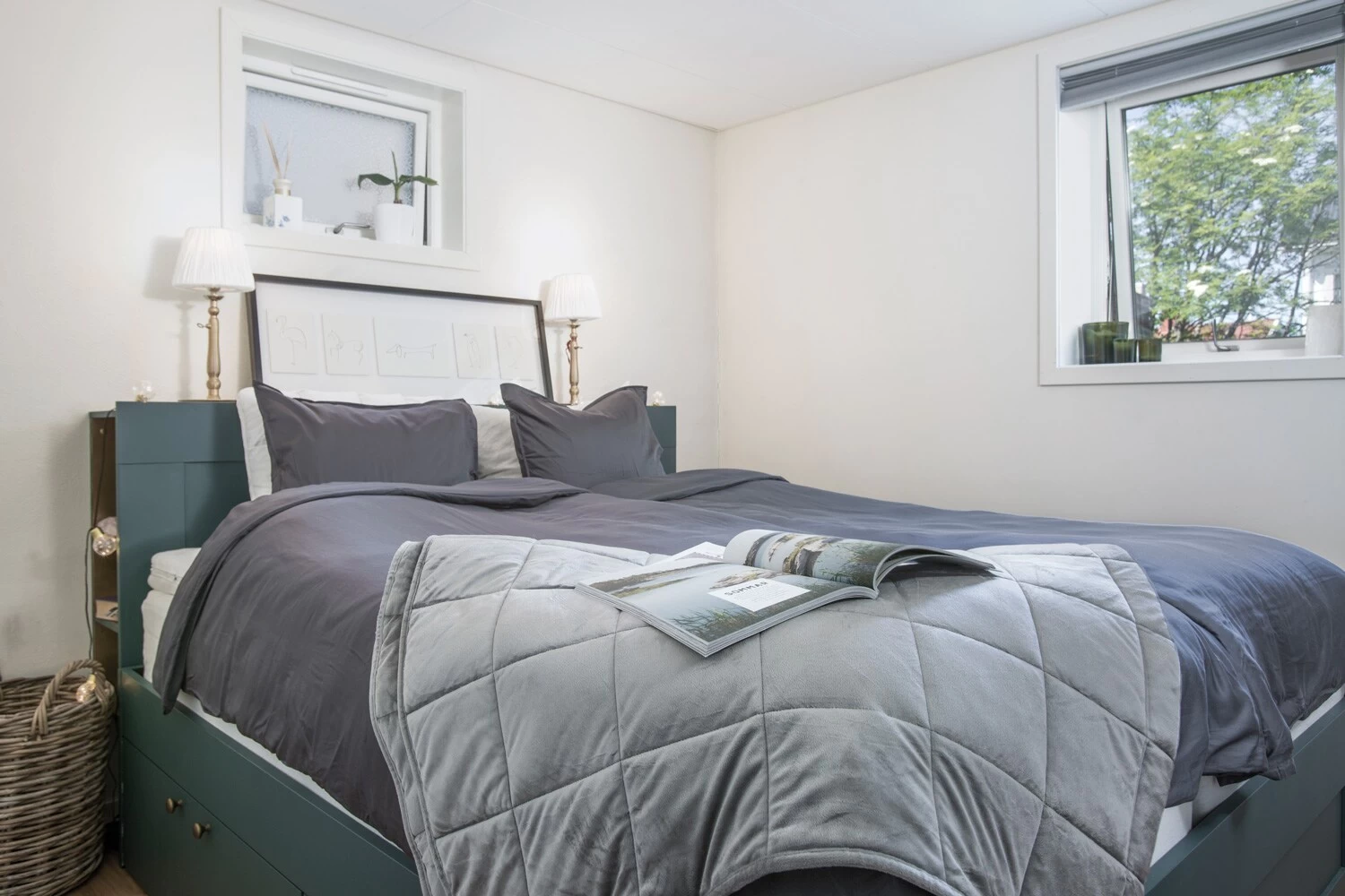 Minky Weighted Blanket 6 Kg, Grey 3 Minky Weighted Blanket 6 Kg, Grey - Afbeelding 3