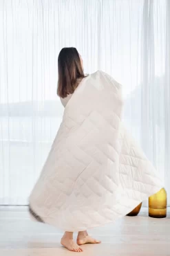 Pearl 9 Kg Verzwaringsdeken 150x210 Cm, Wit -Textielwinkel cura of sweden pearl verzwaringsdeken 150x210 cm wit 40