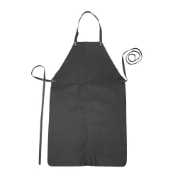 Le Chef Leren Schort, Zwart