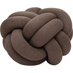 Design House Stockholm Knot Kussen XL, Bruin