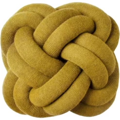 Design House Stockholm Knot Pillow, Yellow