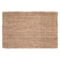 Dixie Jute Deurmat 60x90 Cm, Natural Grey