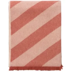 Fishbone Plaid 130x190 Cm, Rusty Red