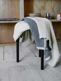 Thyme Plaid 130x180 Cm, Blauw -Textielwinkel elvang thyme plaid 130x180 cm 28