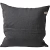 Ernst Cushion Cover Linen 48x48 Cm Cm, Dark Grey