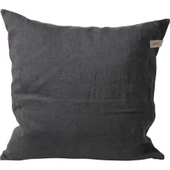 Ernst Cushion Cover Linen 48x48 Cm Cm, Dark Grey