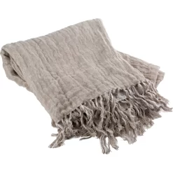 Ernst Plaid 130x170 Cm Linen/Cotton