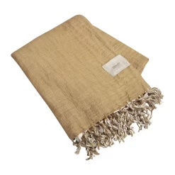 Ernst Plaid Cotton 130x170 Cm, Saffron