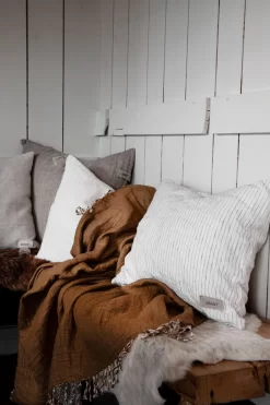 Ernst Plaid Cotton 130x170 Cm, Saffron -Textielwinkel ernst plaid cotton 130x170 cm saffron 6 scaled