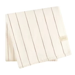 Ernst Tafelkleed Gestreept Taupe / Natuur, 140x200 Cm