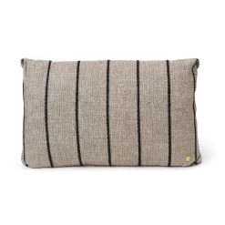 Ferm LIVING Clean Pasadena Sierkussen 60x40 Cm, Zand / Zwart