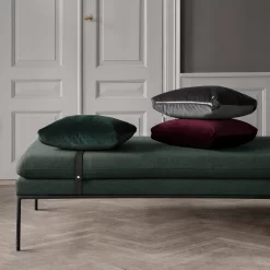 Ferm LIVING Corduroy Pillow 45x45cm, Green -Textielwinkel ferm living corduroy pillow 45x45cm green 6