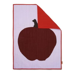 Apple Deken Gewatteerd 80x110 Cm, Lila -Textielwinkel ferm living kids apple deken gewatteerd 80x110 cm lila 3