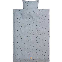 Moon Bedding Baby, Faded Blue