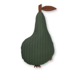 Pear Kussen Gewatteerd, Donker Groen