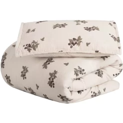 Blackberry Muslin Dekbedovertrekset,, 50x70 + 140x200 Cm