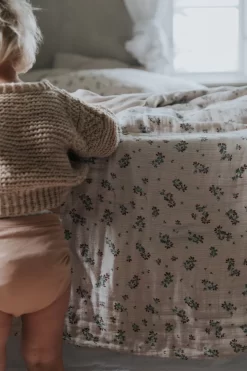 Clover Dekbedovertrekset Neteldoek 100x140 + 40x45 Cm, Junior -Textielwinkel garbo friends clover muslin bed set 70x100 cm 3