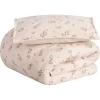 Clover Muslin Dekbedovertrekset, 70x80 Cm