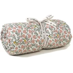 Floral Vine Filled Blanket, Light Warmgrey