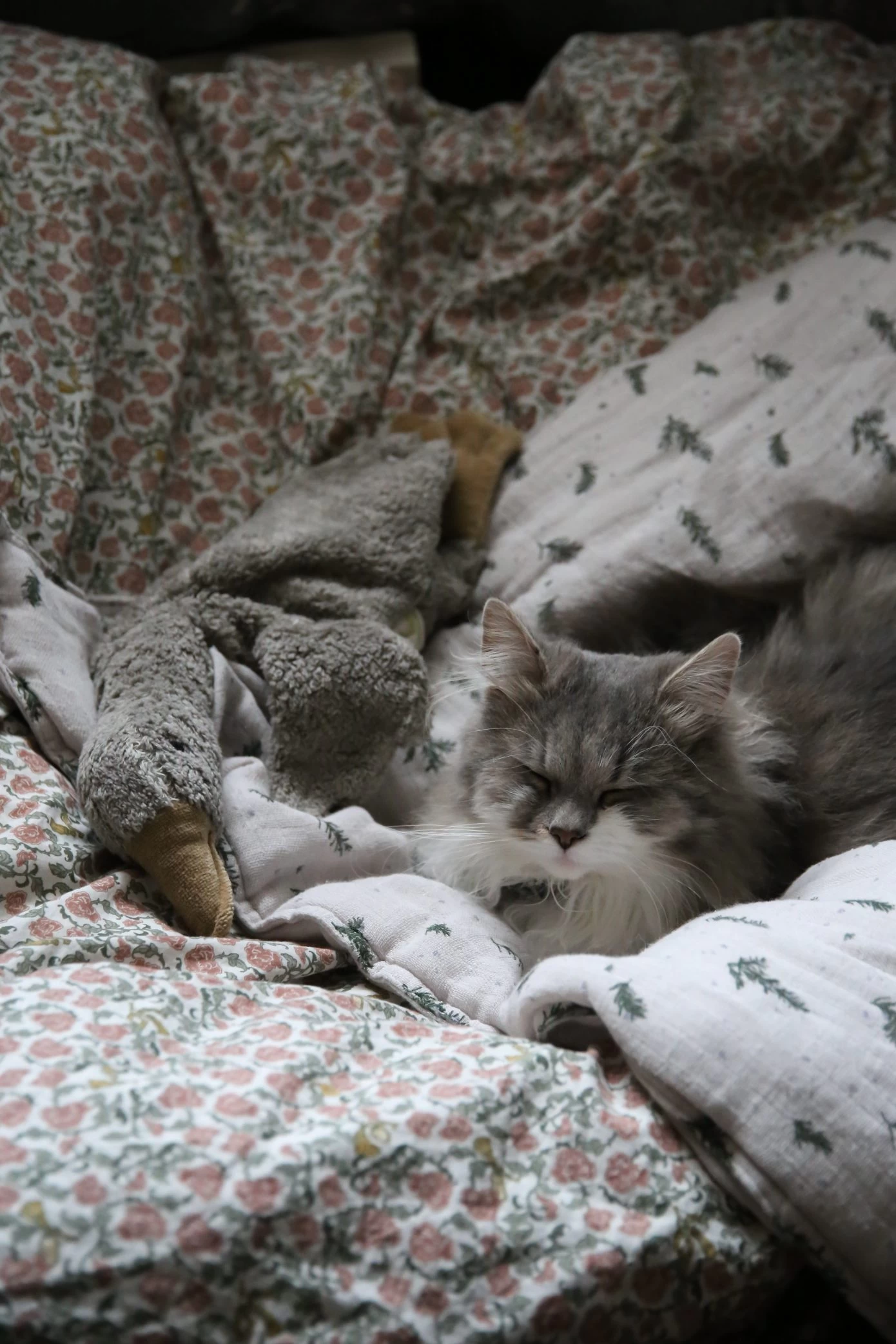 Floral Vine Filled Blanket, Light Warmgrey 5 Floral Vine Filled Blanket, Light Warmgrey - Afbeelding 5