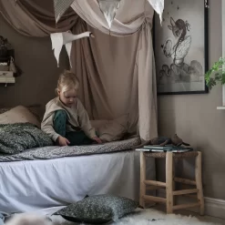 Floral Vine Junior Fitted Sheet, 60x120 Cm -Textielwinkel garbo friends floral vine fitted sheet 6