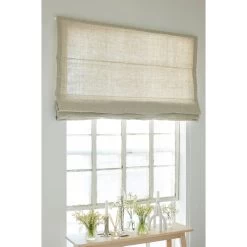 Miramar Vouwgordijn 110x180 Cm, Oatmeal -Textielwinkel himla miramar vouwgordijn 0