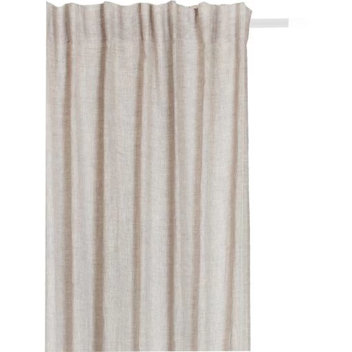 Sunshine Wide Gordijn Met Gordijnband Havermout, 250x290 Cm -Textielwinkel himla sunshine wide gordijn met gordijnband havermout 1