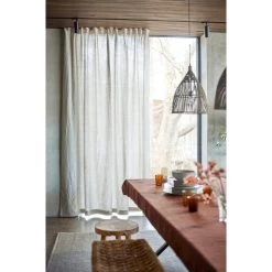 Sunshine Wide Gordijn Met Gordijnband Havermout, 250x290 Cm -Textielwinkel himla sunshine wide gordijn met gordijnband havermout 2