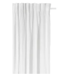 Svealand Curtain With Heading Tape 145x290 Cm, White