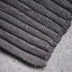 House Doctor Chindi Tapijt Grijs, 70x160 Cm -Textielwinkel house doctor chindi tapijt grijs 6