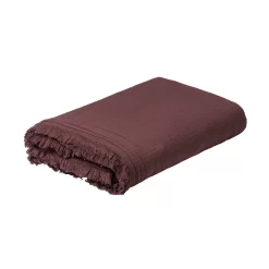 Juna View Bedspread 190x260, Chocolate