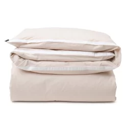 Lexington Seersucker Dekbedovertrek Beige / Wit 150x210 Cm