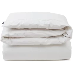 Lexington Deco Pleats Dekbedovertrek Wit, 150x210 Cm