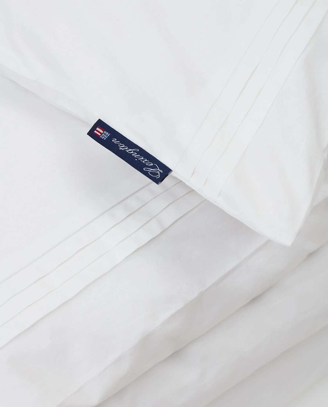 Lexington Deco Pleats Dekbedovertrek Wit, 150x210 Cm 2 Lexington Deco Pleats Dekbedovertrek Wit, 150x210 Cm - Afbeelding 2