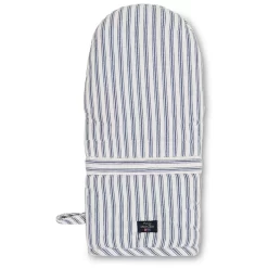 Lexington Icons Herringbone Striped Ovenwant, Blauw